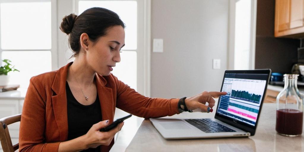 woman forex trading